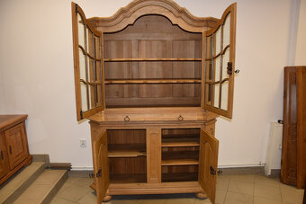 kredens z drewna dębowego - jak nowy - 6