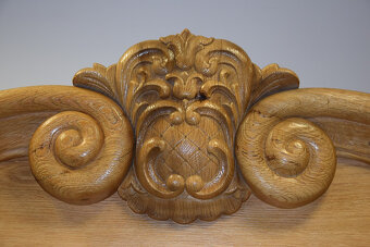 kredens z drewna dębowego - super stan - 6