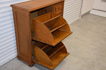 szafka na buty dębowa - jak nowa - 6