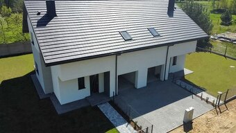 Nowoczesny dom w zabudowie bliźniaczej, Wolica - 6
