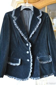 Żakiet czarny asamit - 6