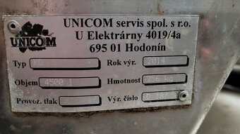 Zbiorniki UNICOM stojące o pojemności 4.500 L - 6