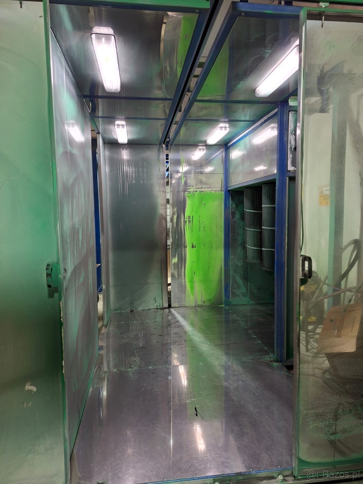 Kompletna linia lakierni proszkowej, kabina + piec + Wagner - 7