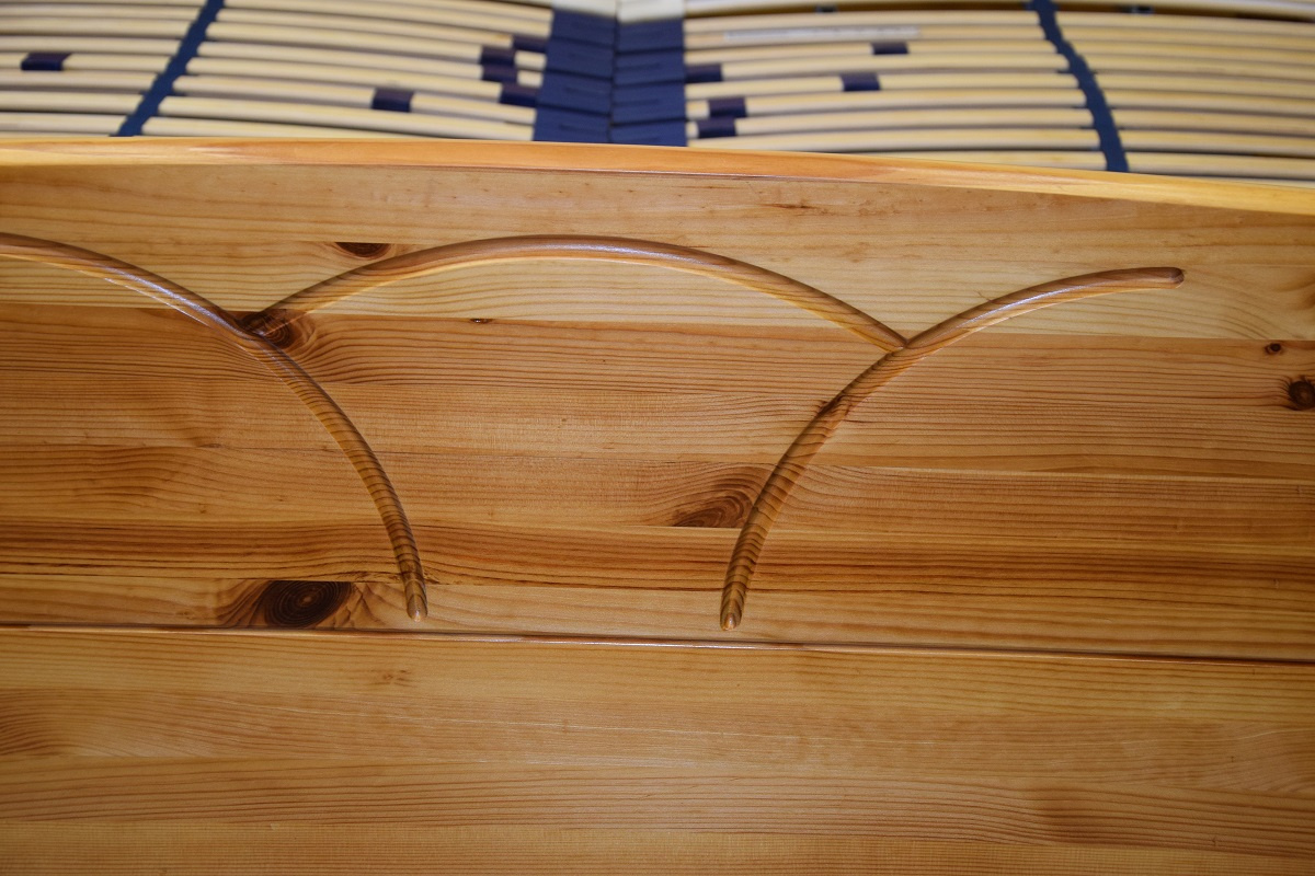 łóżko z materacami z drewna sosnowego - komplet jak nowy - 7