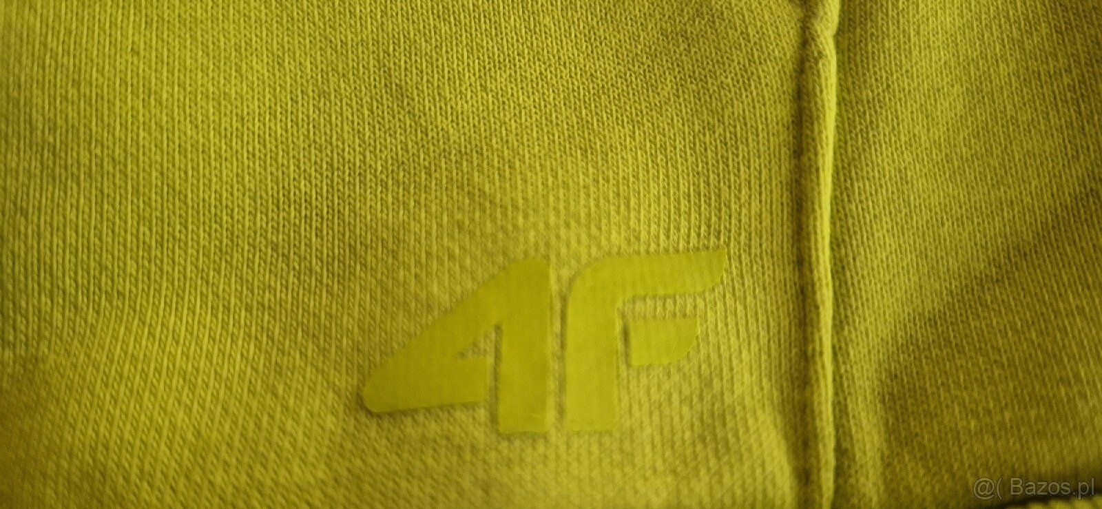 Bluza damska z kapturem kangurek basic limonka M 38 - 7