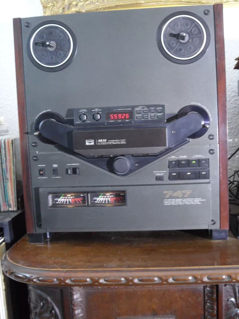 Magnetofon AKAI GX-747 SAITAMA z Japonii, czarny, w doskonał - 7