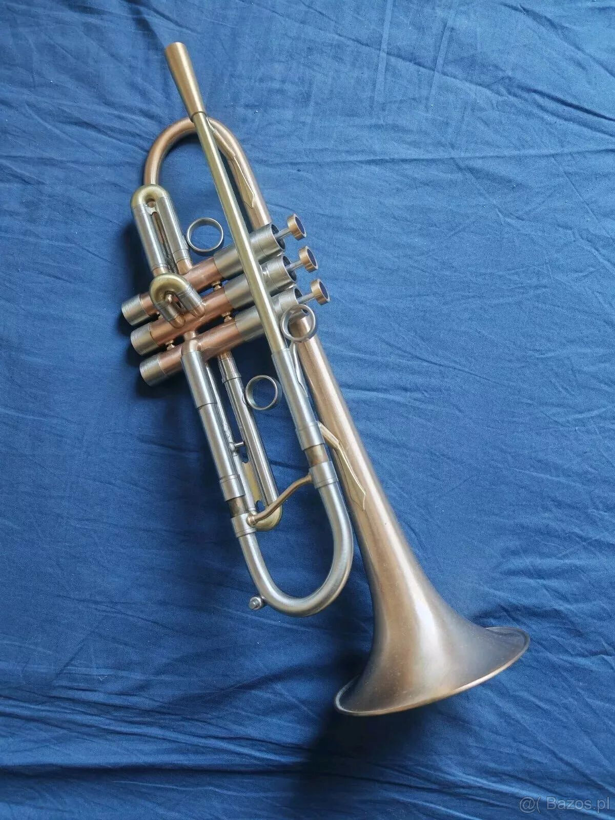 Trąbka Adams A4 GM Custom BL Heavy Gold Brass 040, stan SUPE - 7