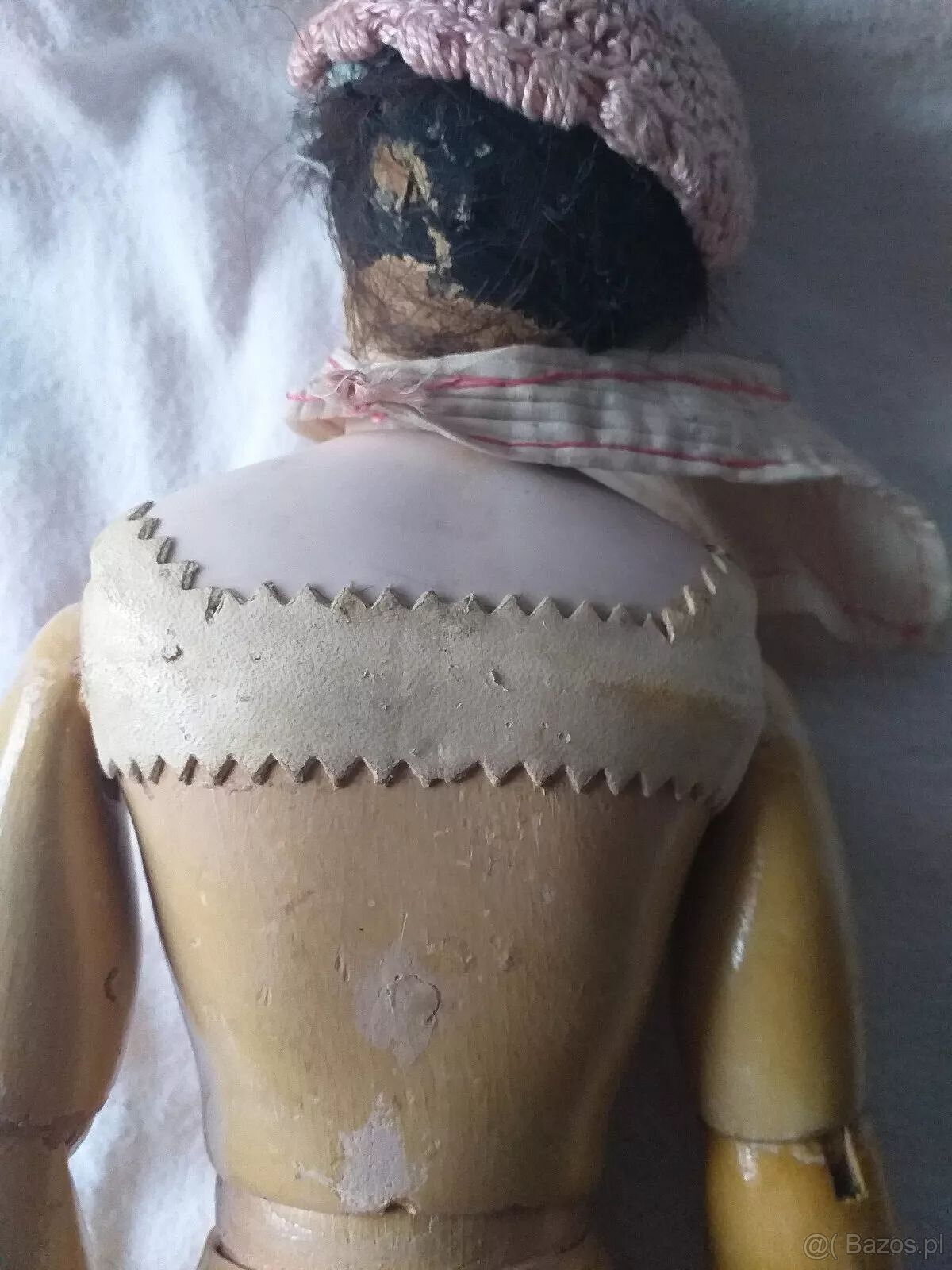 Antyczna lalka do renowacji. Znak firmowy do identyfikacji. - 7