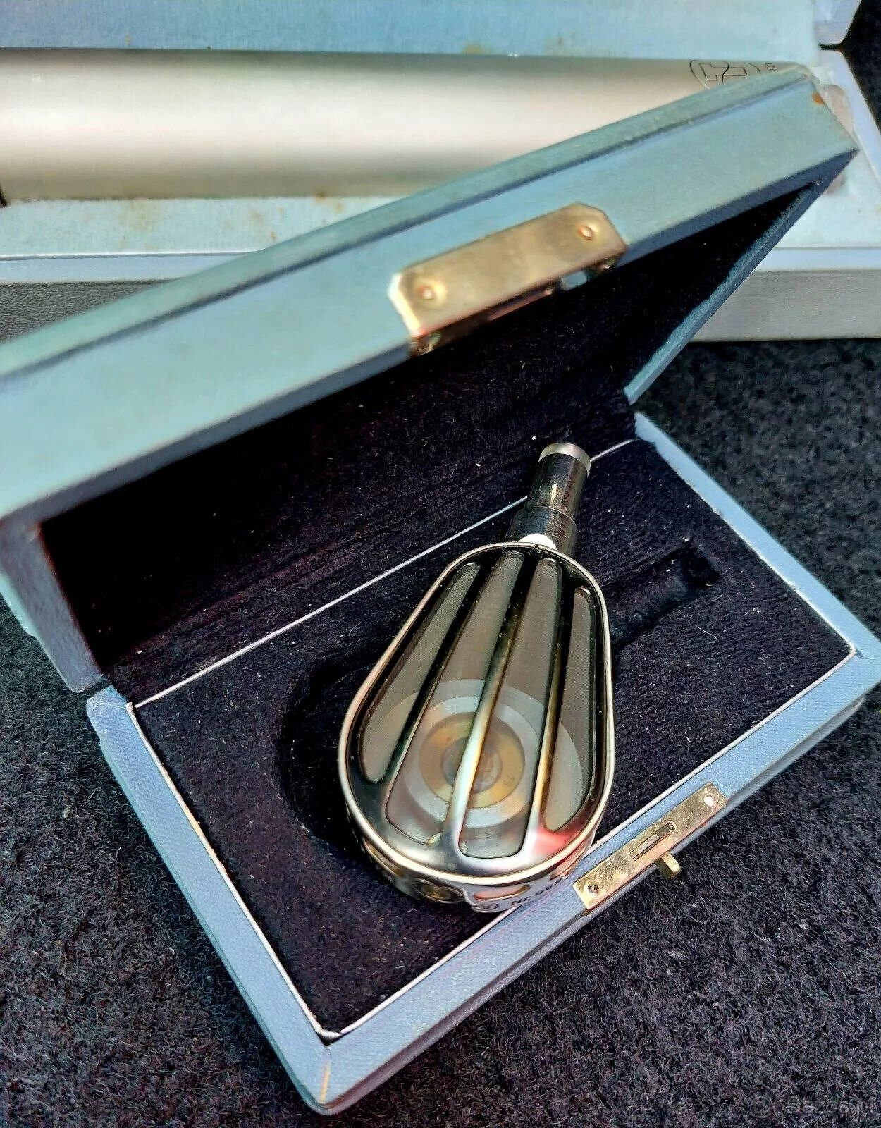 Zabytkowy mikrofon Telefunken Antik CM51 N i CMV 513 w etui - 7