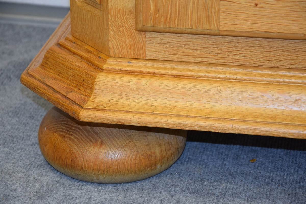 komoda z drewna dębowego - jak nowa - 7