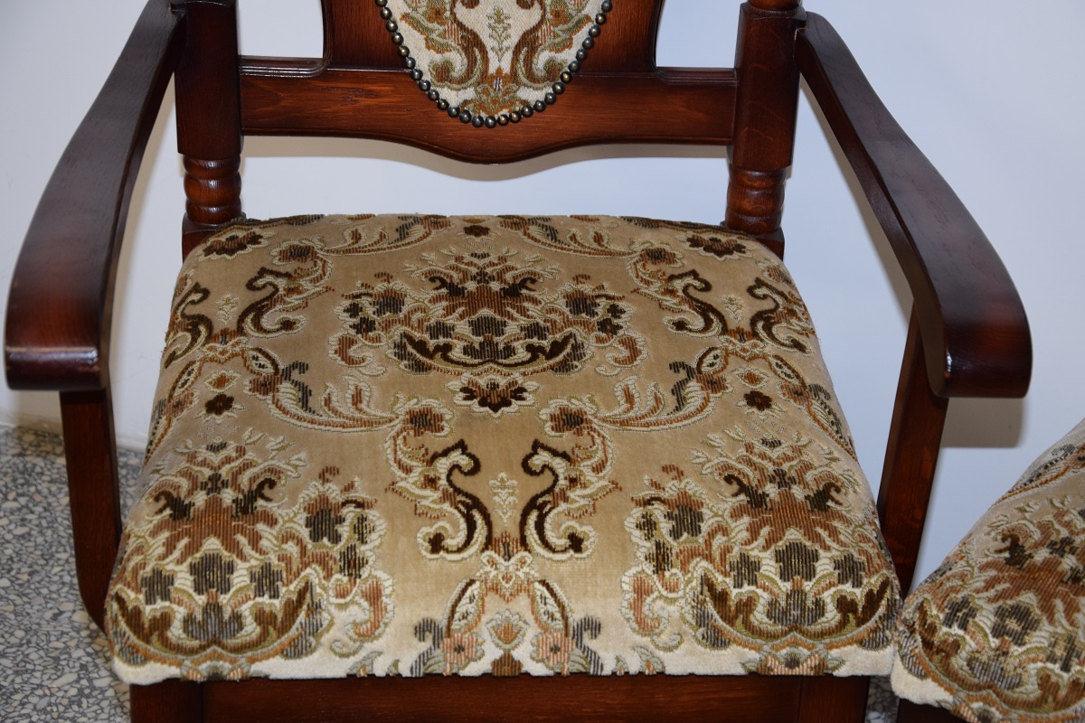 stół rozkładany i 10 krzeseł - komplet jak nowy - 7