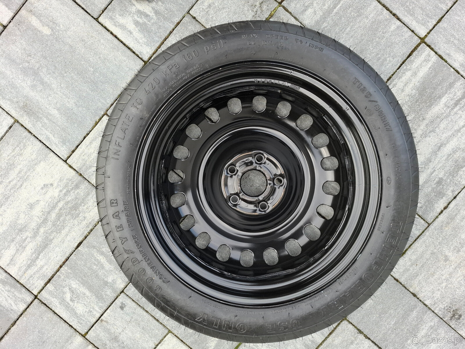 AUDI VW SKODA SEAT koło dojazdowe 125/80R17 - 7