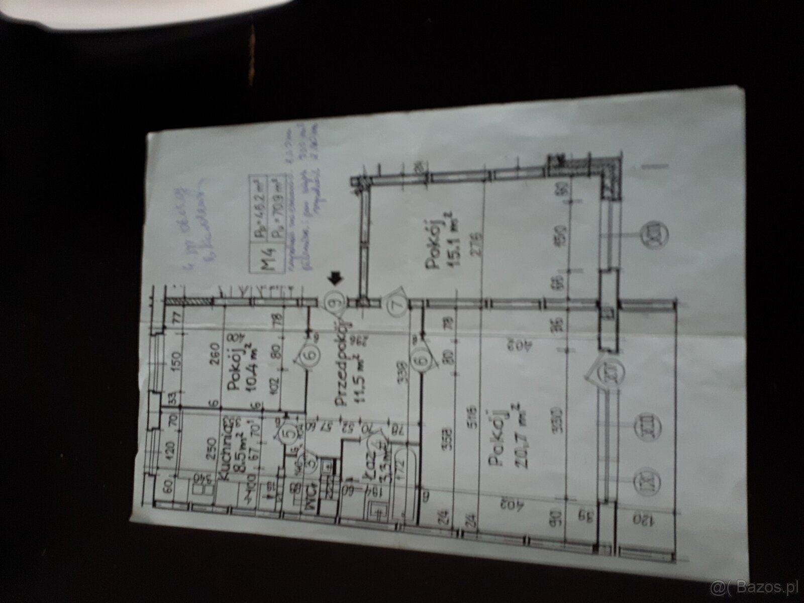 Sprzedam 3 pokojowe mieszkanie w Elblagu przy ul.Fromborskie - 7