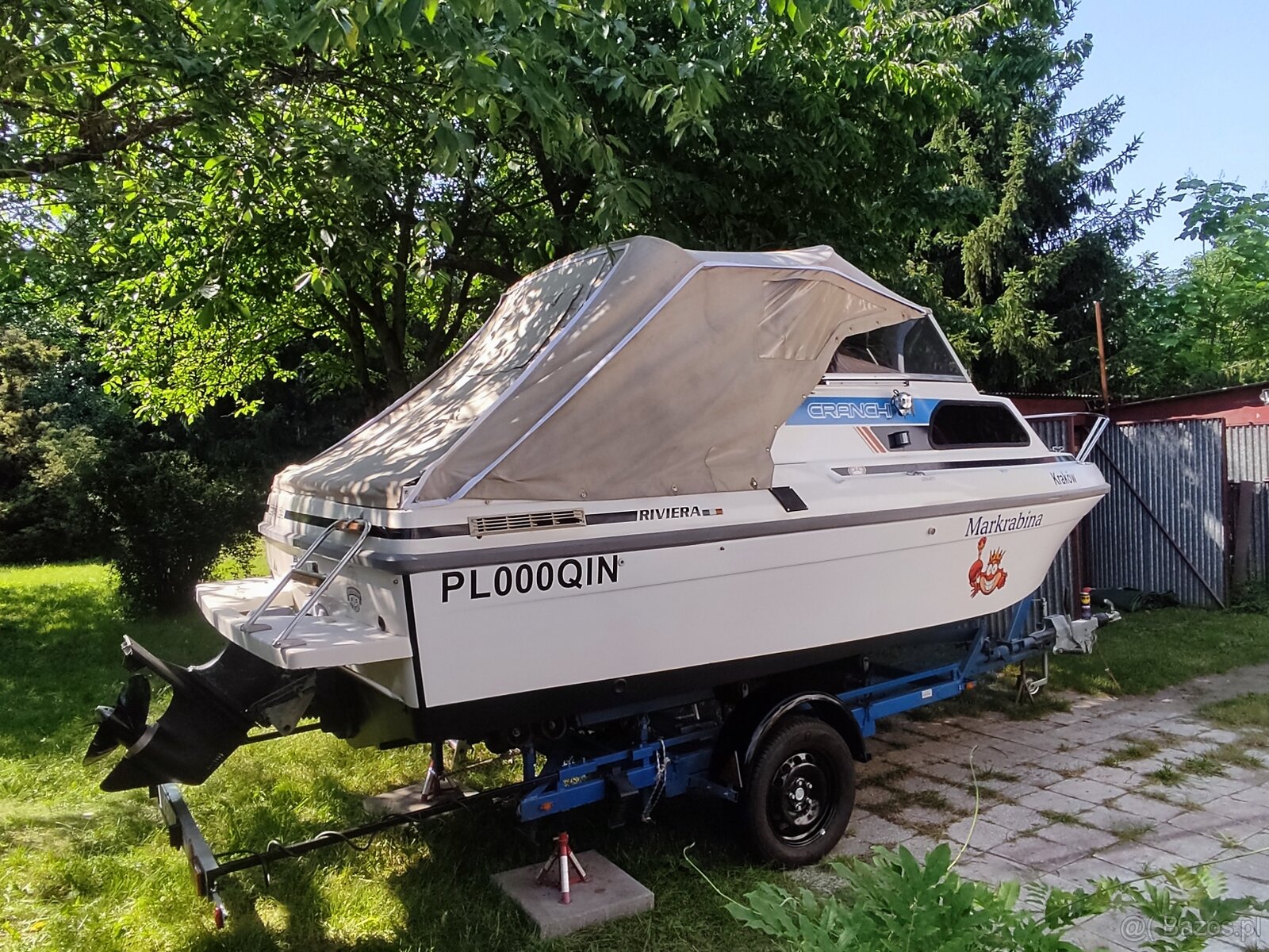 Przyczepa podłodziowa DMC1300, ładowność 1000 - 7