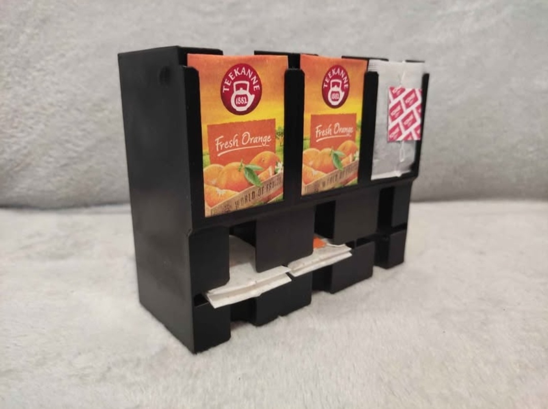 Nowoczesny organizer i dozownik do herbaty – druk 3D - 7