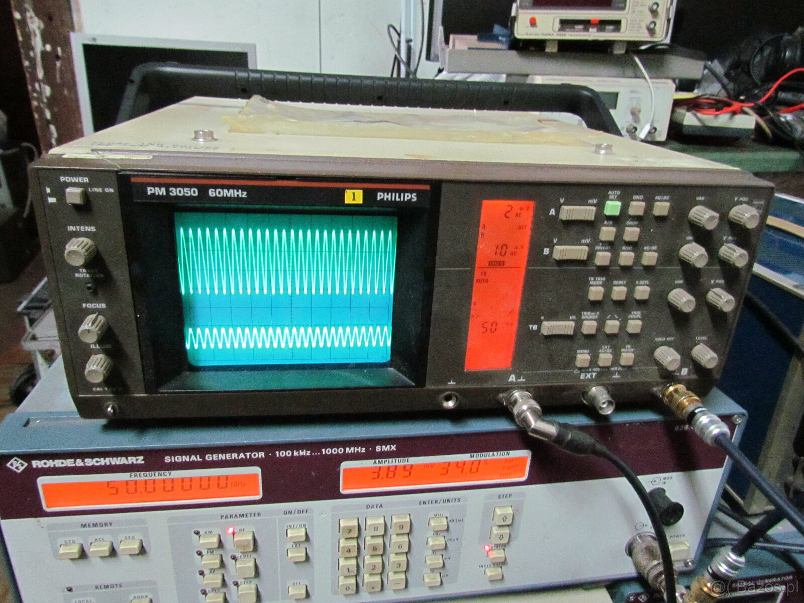 Oscyloskop Philips PM 3050 60MHz - 7