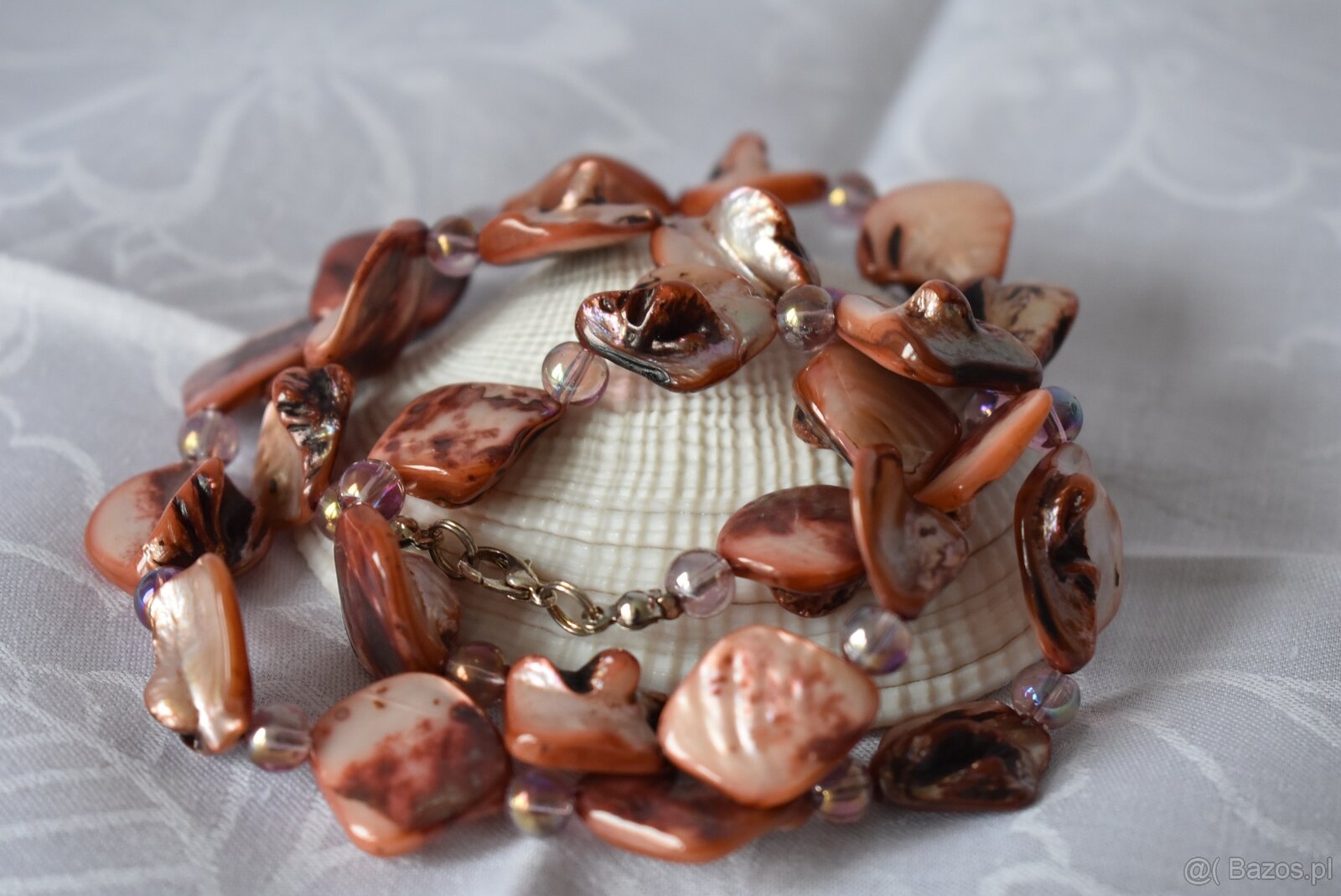 Naszyjnik masa perłowa - 7