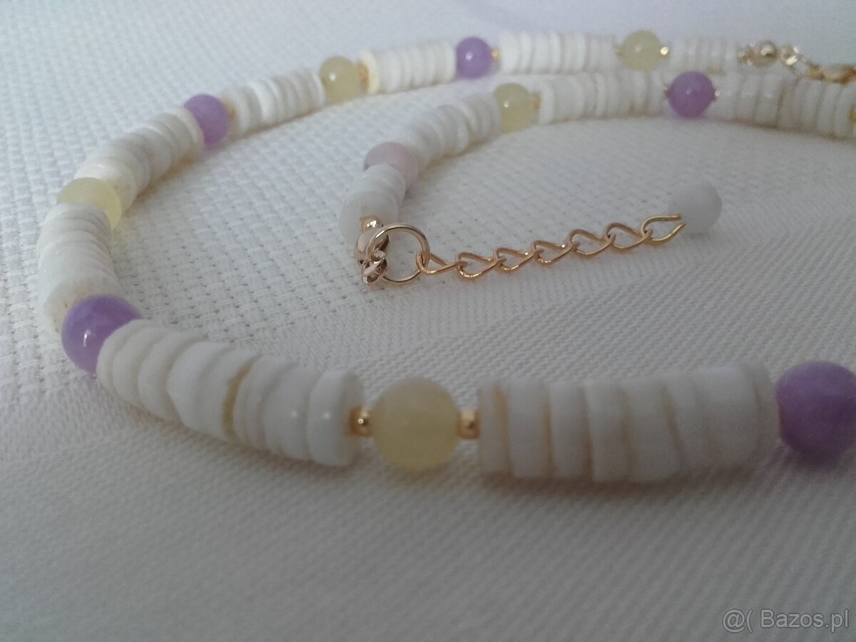 Naszyjnik muszla jadeit - 7