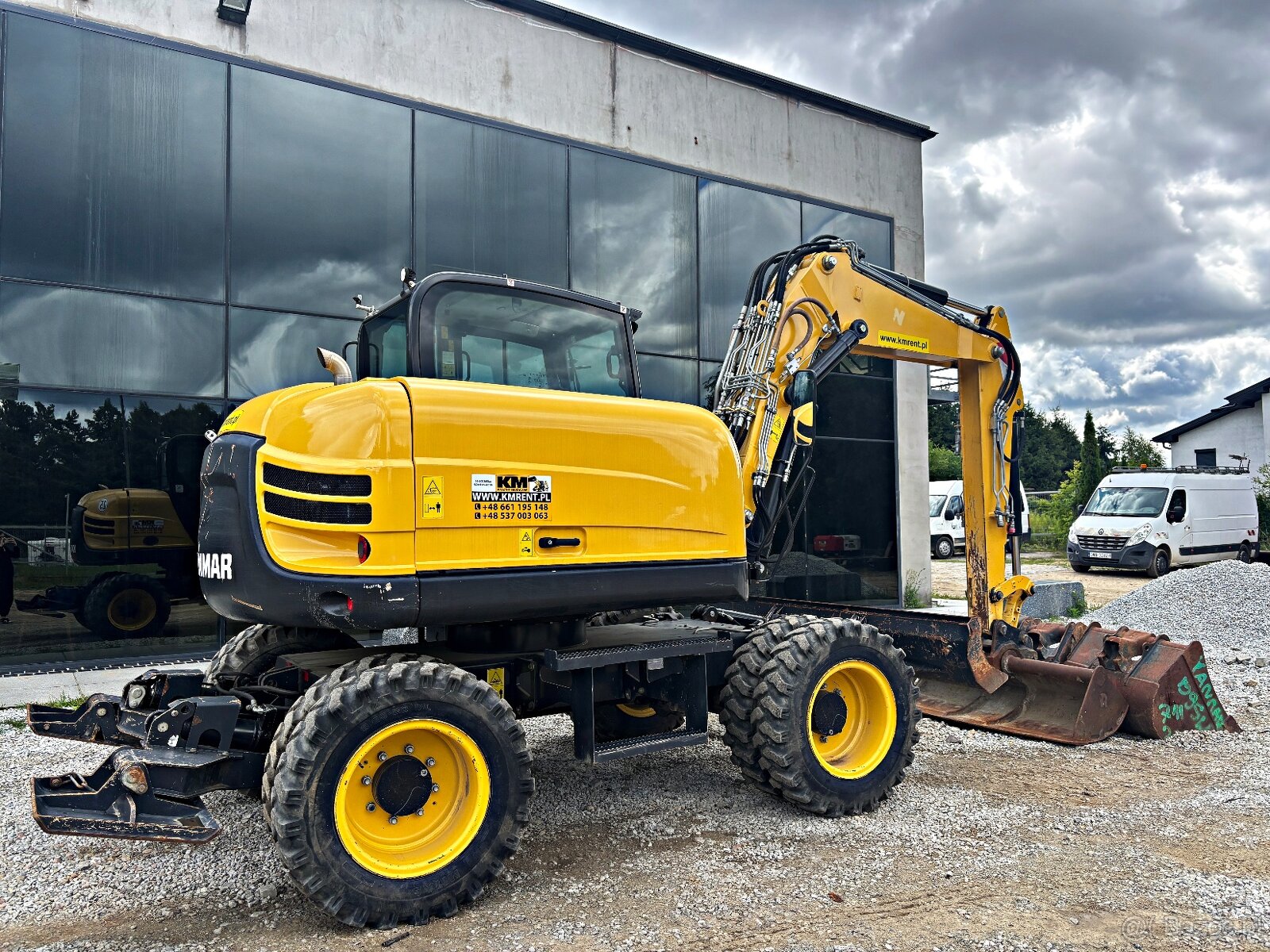 Yanmar B95W KOPARKA KOŁOWA 2020R. MTH: 2614 | KOMATSU PW 98 - 7
