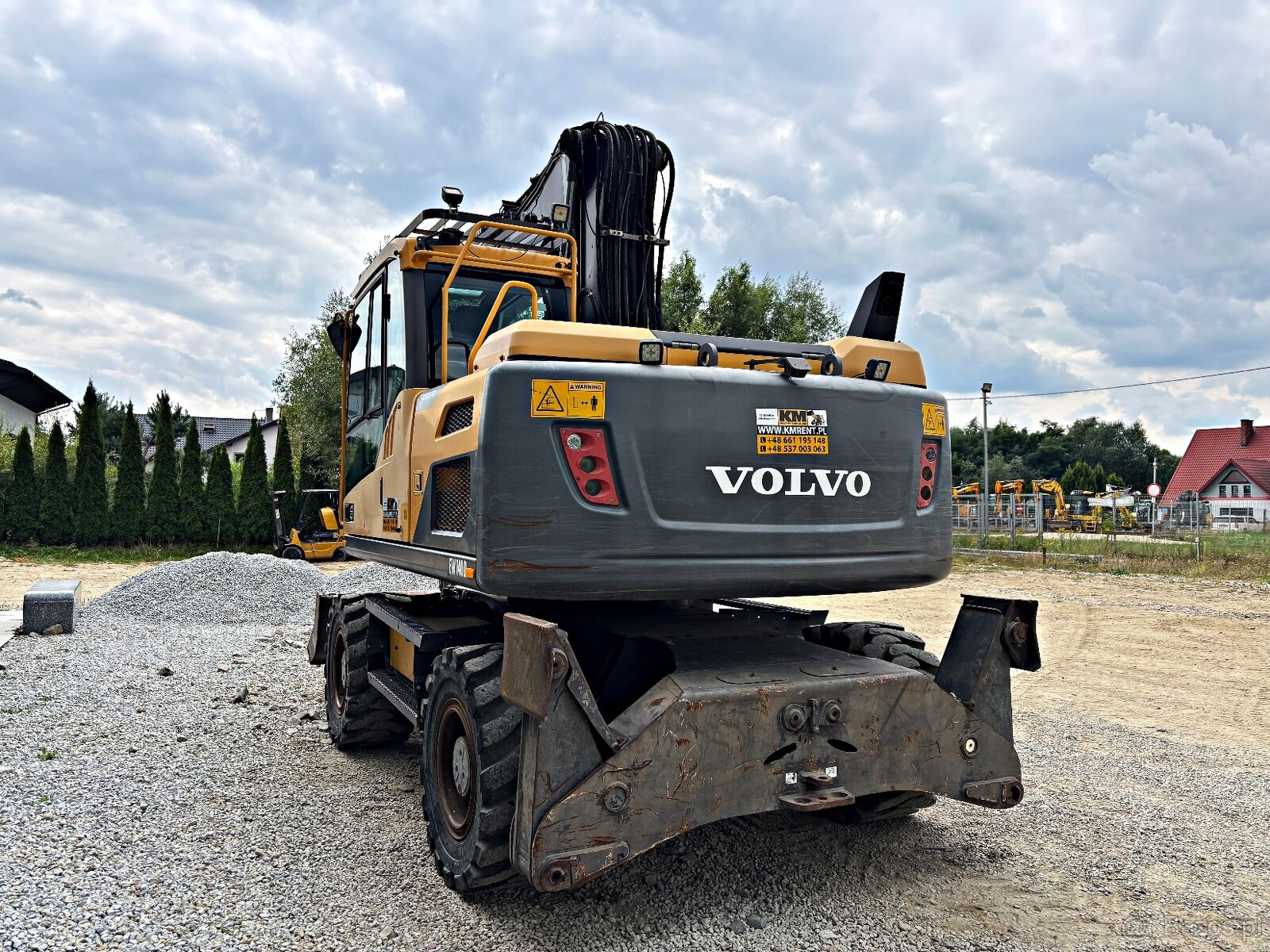 Volvo EW140D KOPARKA KOŁOWA 2015R | JCB HD110WT 4F, JCB Hydr - 7