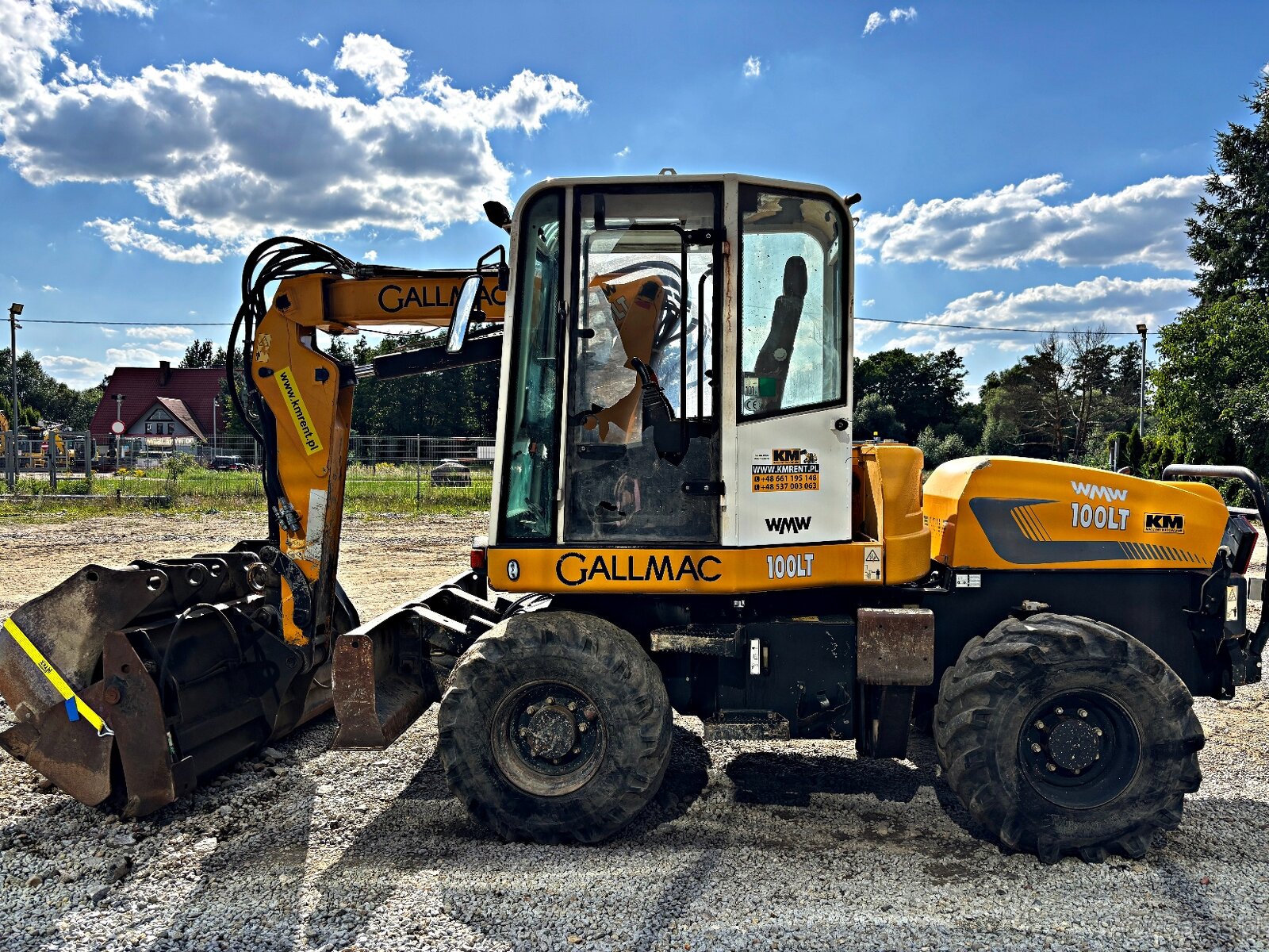 GALLMAC WMW 100LT KOPARKA KOŁOWA 2012R | KOMATSU PW 98, 110, - 7