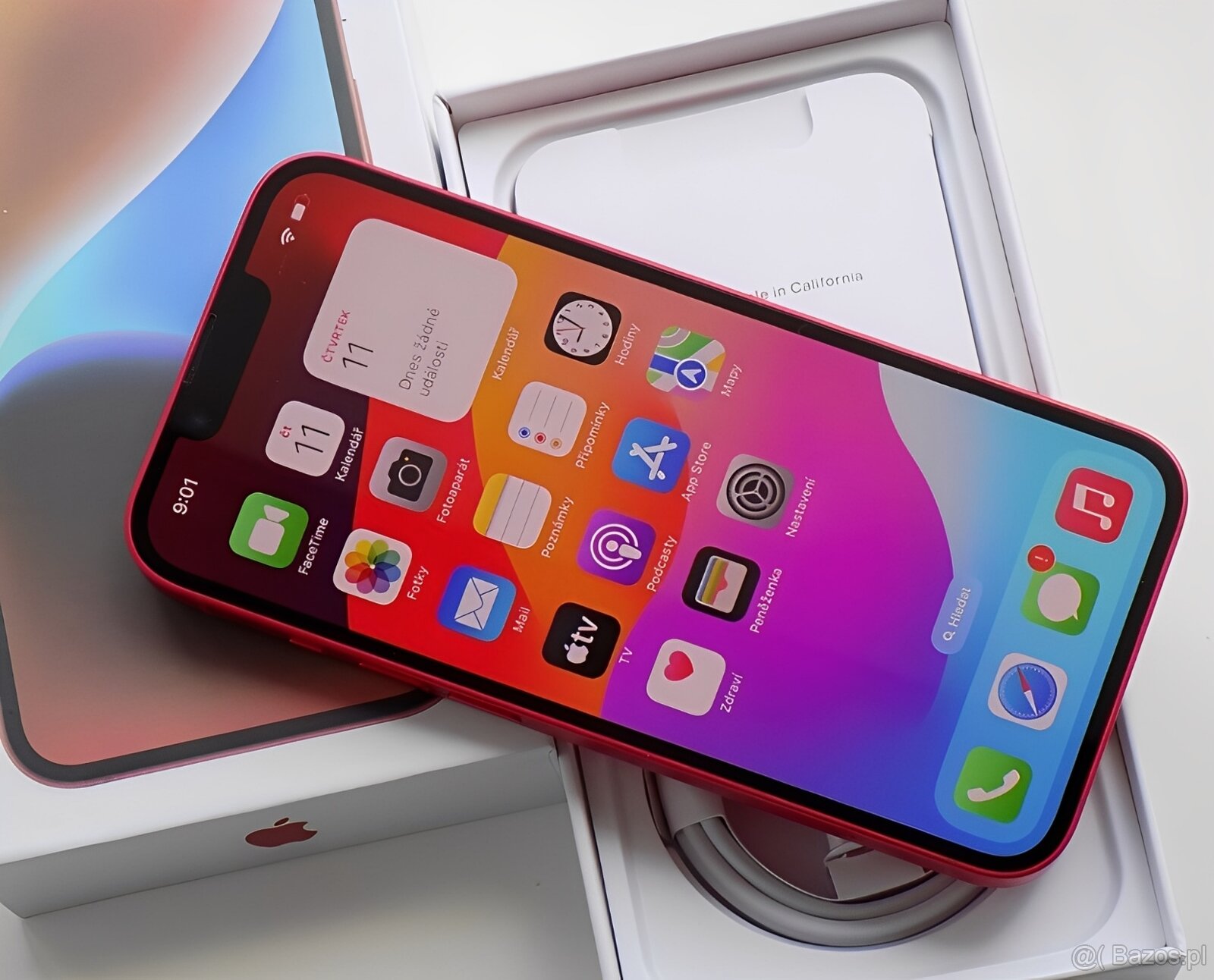 iPhone 14 Red BATERIA 100% TOP - 7