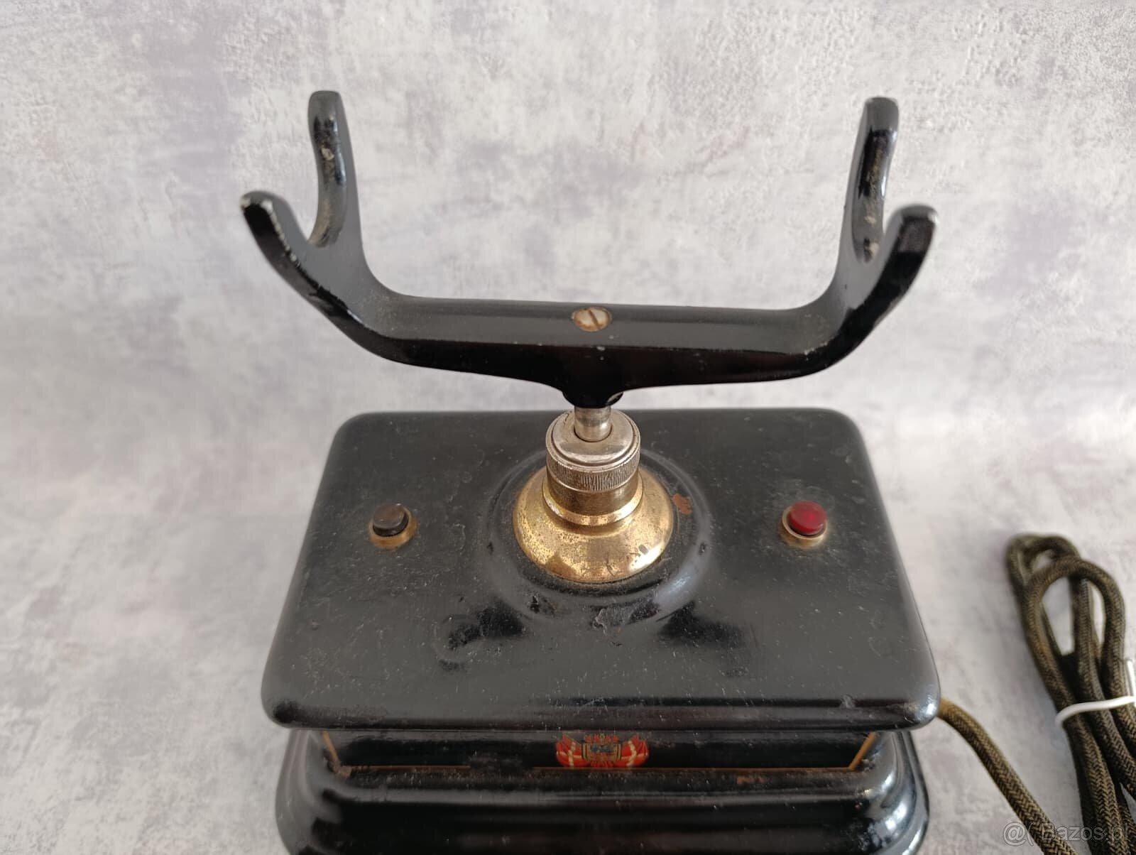 Bardzo stary duński telefon Jydsk z poczty w Kopenhadze. - 7