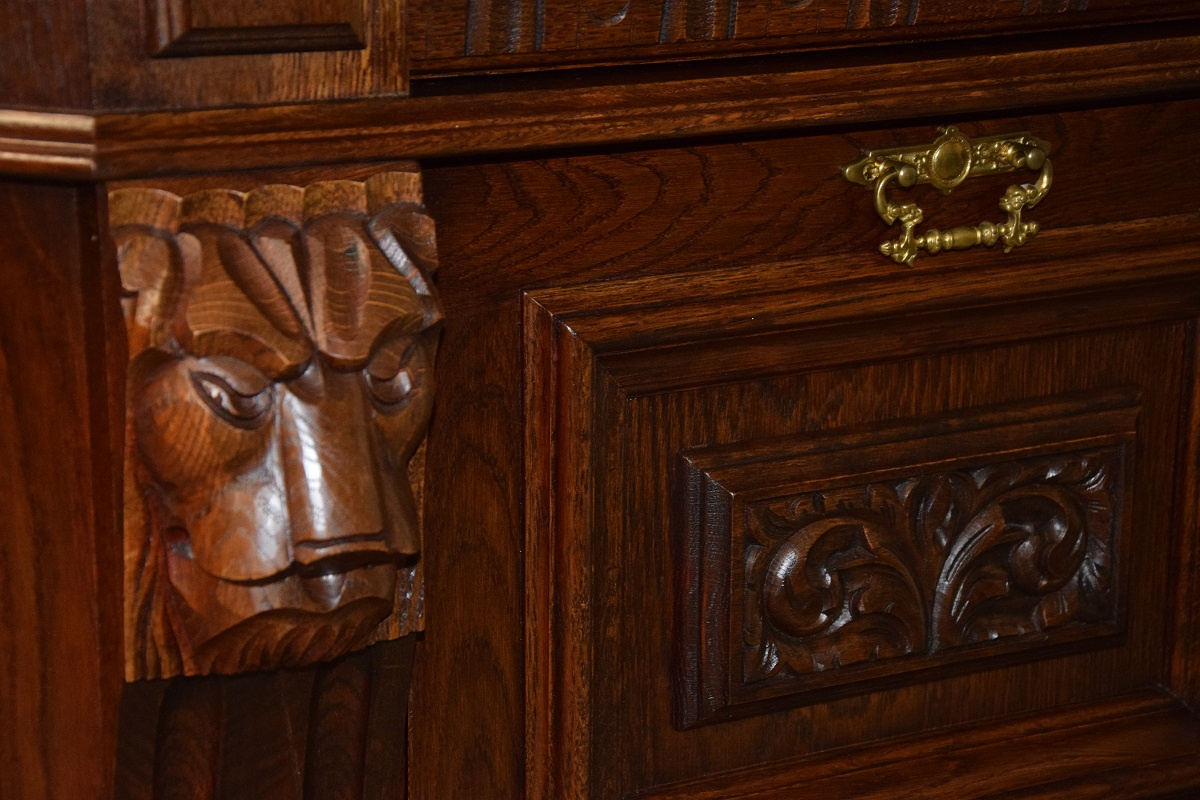 witryna narożna - meble gdańskie - stan idealny - 7