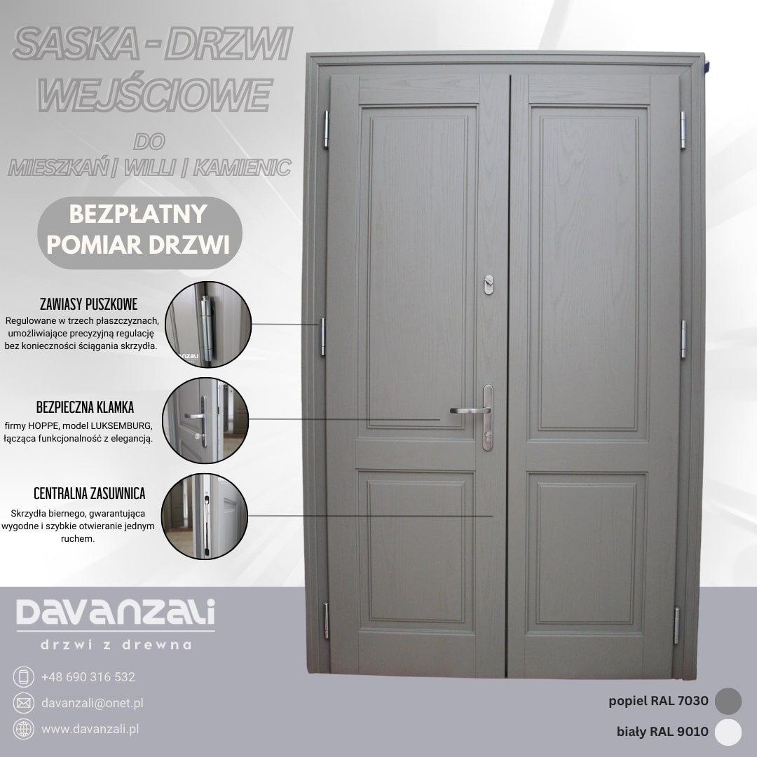 Producent drzwi drewnianych - drzwi wewnętrzne i wejściowe D - 7