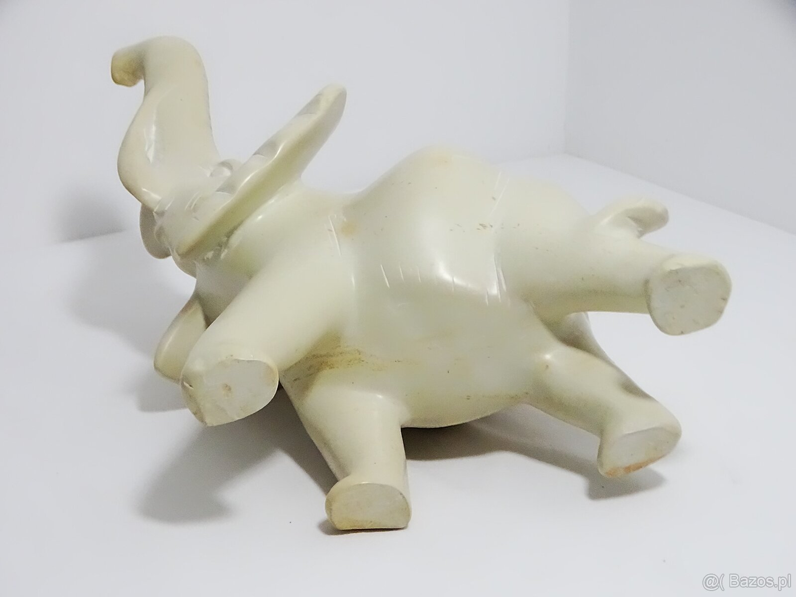 Bardzo realistyczna figurka dużego słonia 32 cm misternie rz - 7