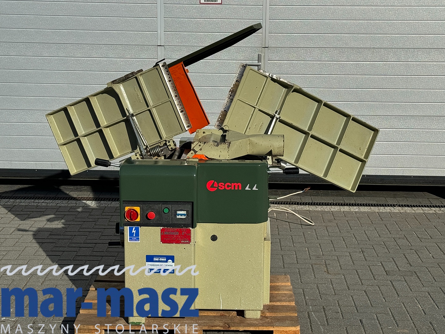 Wyrówniarko – grubościówka SCM 2041 FSB - 7