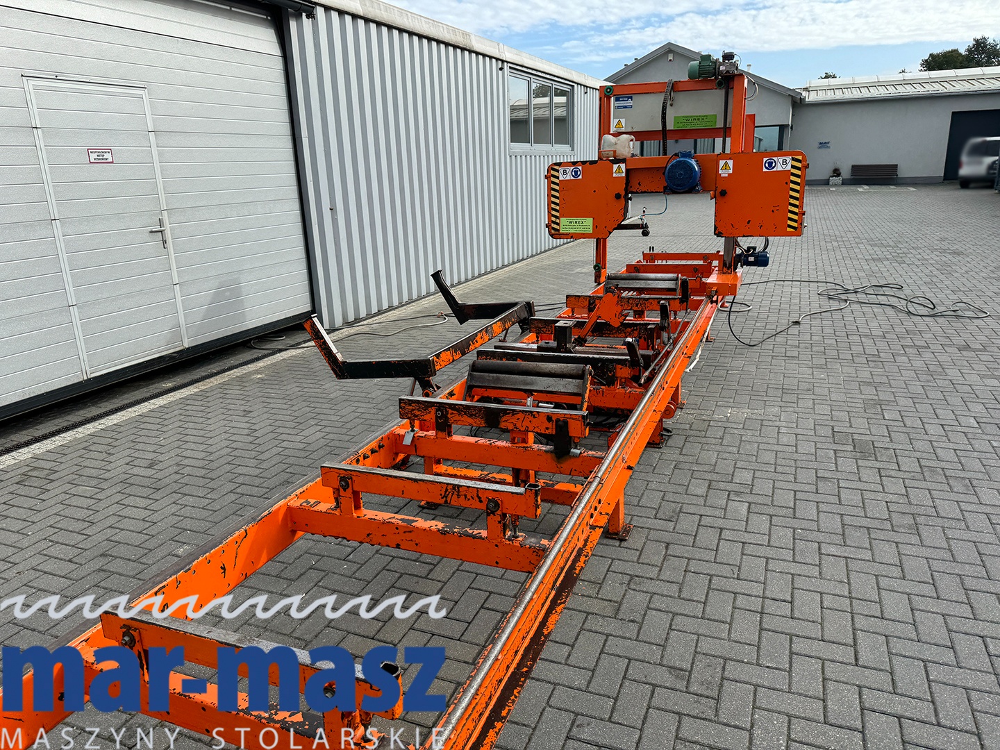 Trak pilarka taśmowa pozioma WIREX typ CZ-1 hydrauliczny - 7