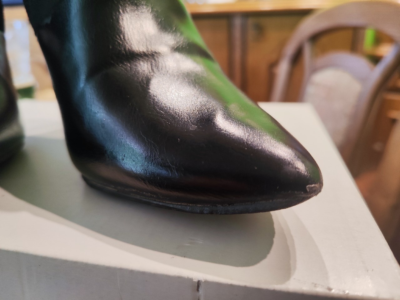 Botki czarne przed kostki, rozm. 38 - 7