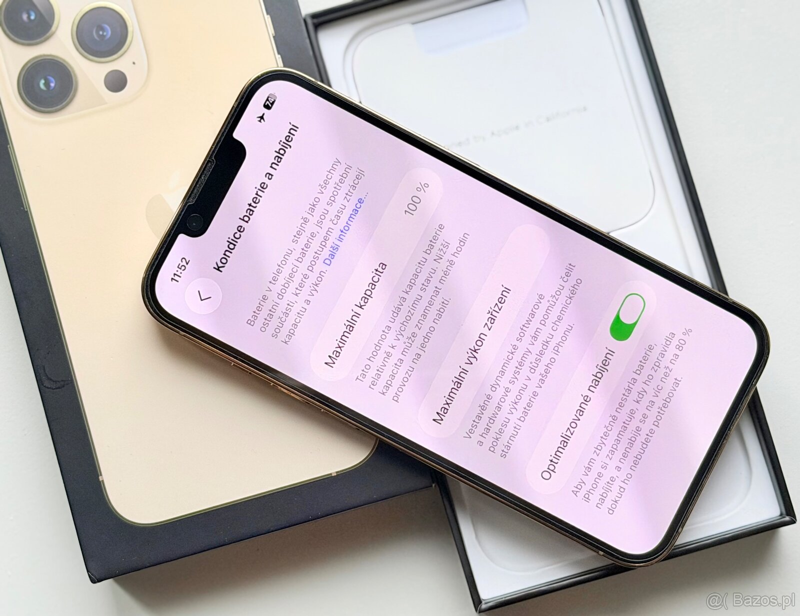 iPhone 13 Pro Gold BATERIA 100% TOP - 7