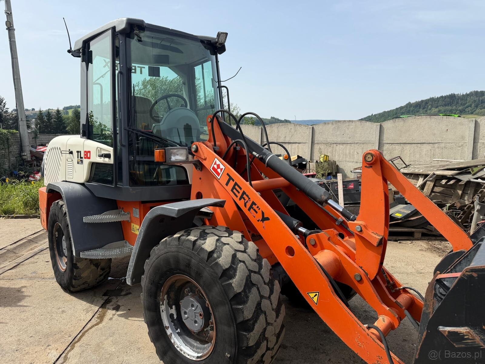Ładowarka Terex TL80 Łyżka + Widły Szybkozłącze rok prod. 20 - 7