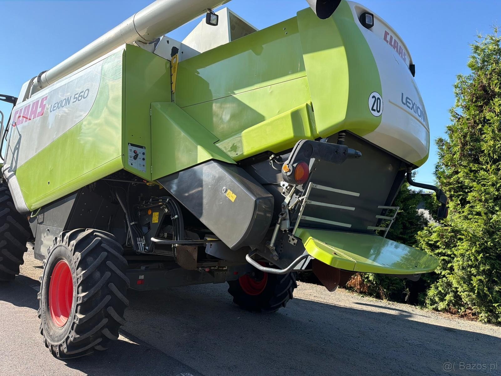 Kombajn zbożowy Claas Lexion 560 heder V750 rok prod. 2009 S - 7
