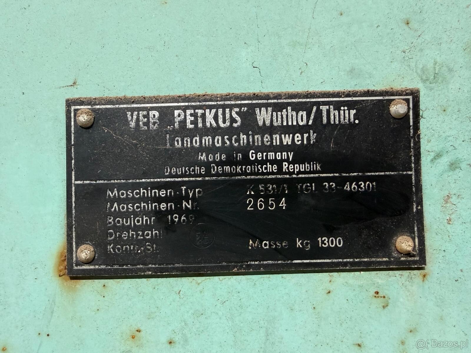 Czyszczalnia do zboża Petkus 531 cena 15500 zł. Lokalizacja - 7