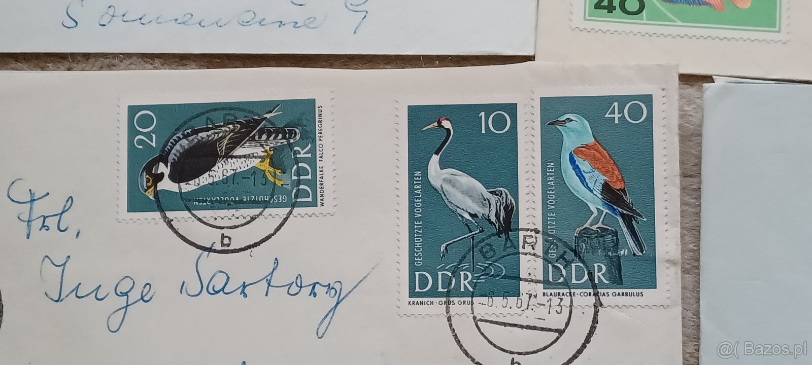 107 sztuk kopert obiegowych ze znaczkami Niemcy / NRD / DDR - 7