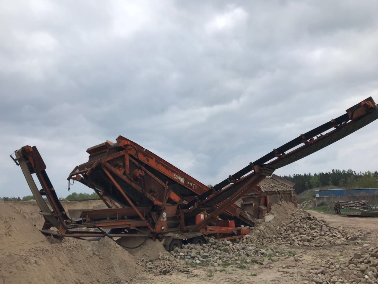 Przesiewacz EXTEC TURBO 5000 - sita 3,00m x 1,52m, wibracja, - 7