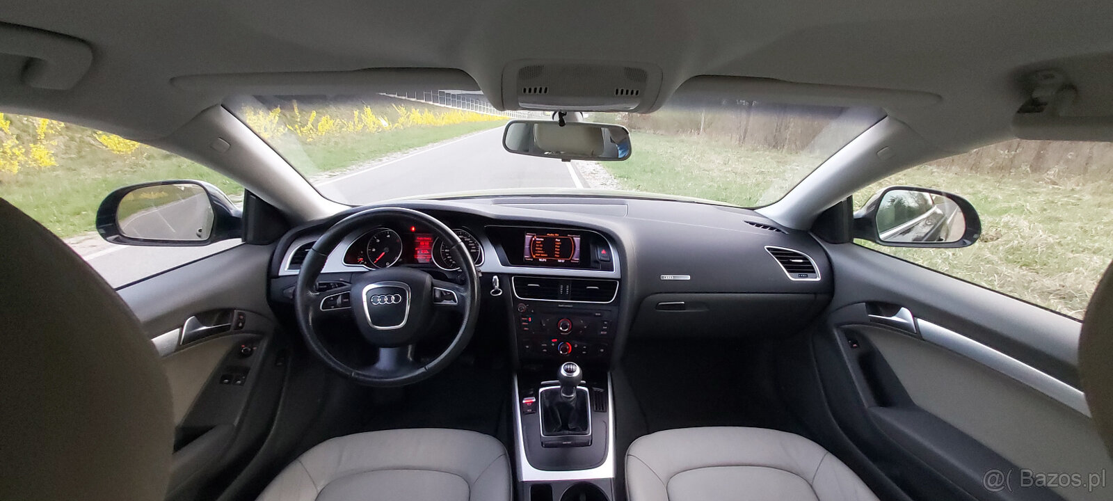 Audi A5 coupe 2,0TDI 170KM 2009r 164000 km Europa skóra - 7