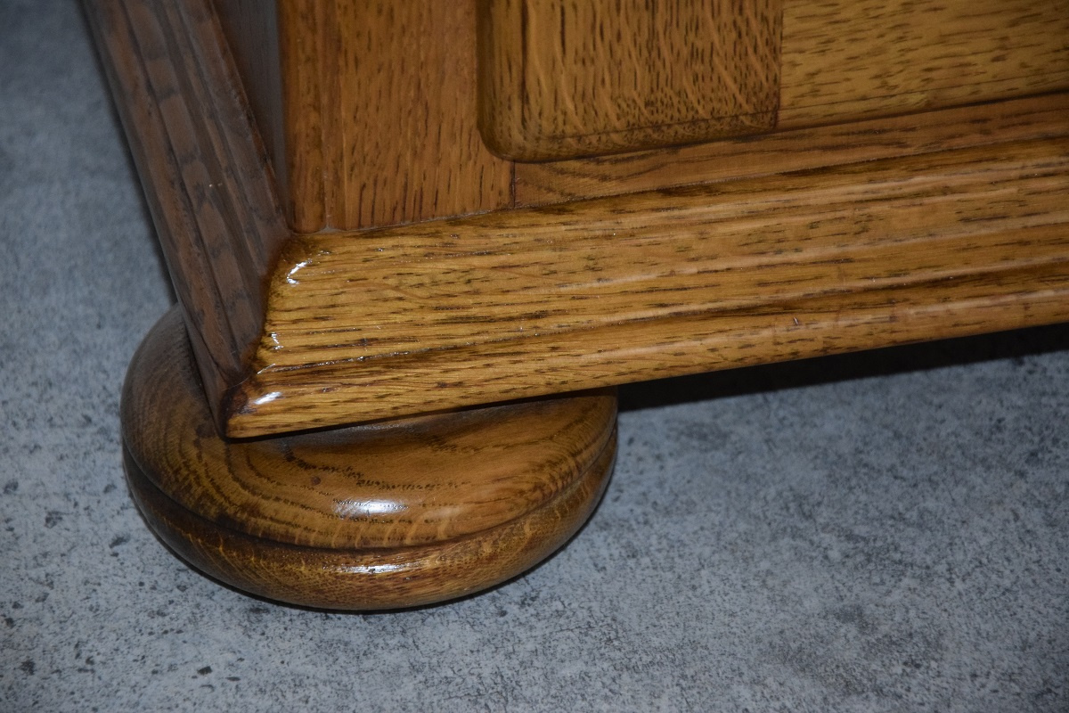 komoda z drewna dębowego - jak nowa - 7