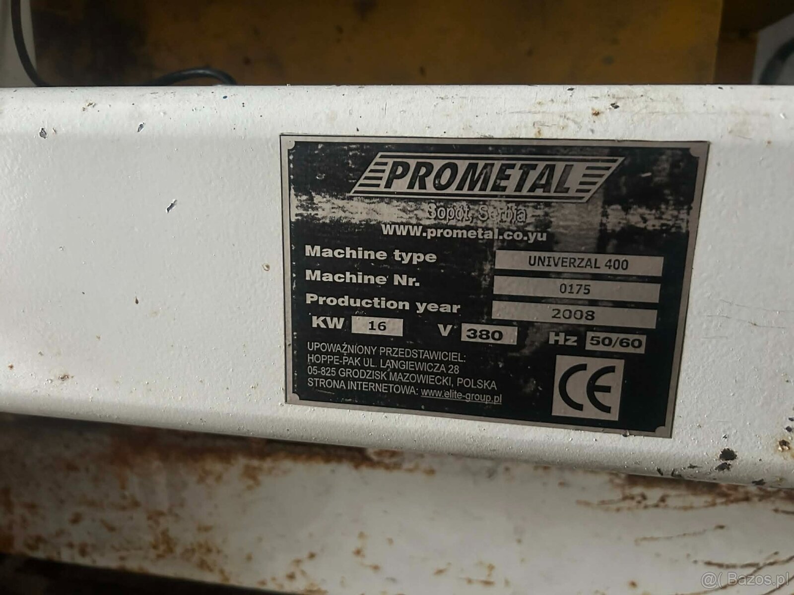 Wibroprasa dwukolorowa PROMETAL Uniwersal 400 - 7