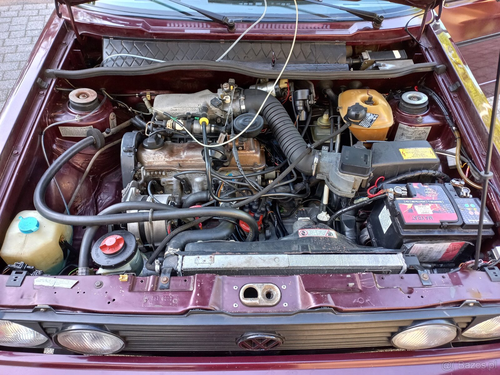 vw golf mk1 cabrio klima skóry kamann bez rdzy oryginał - 7