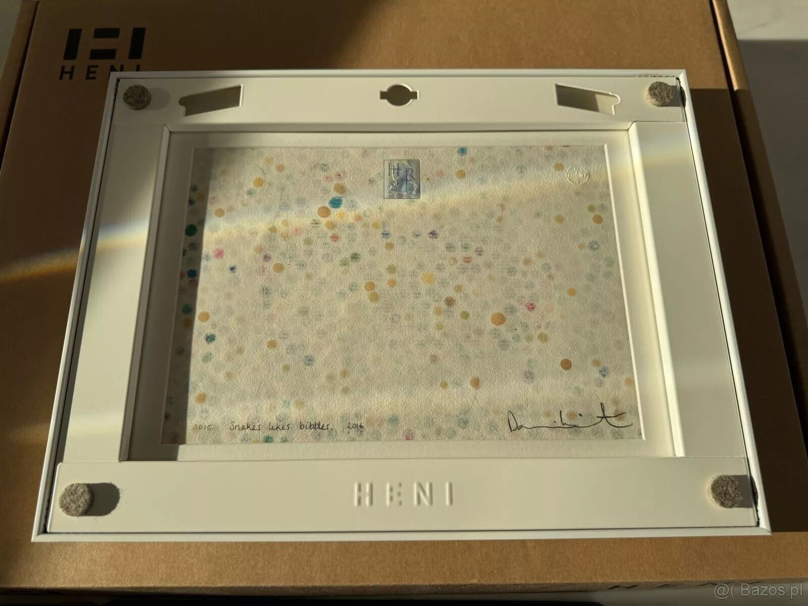 DAMIEN HIRST Waluta „Węże lubią Bibbles” w ramce HENI. Malow - 7