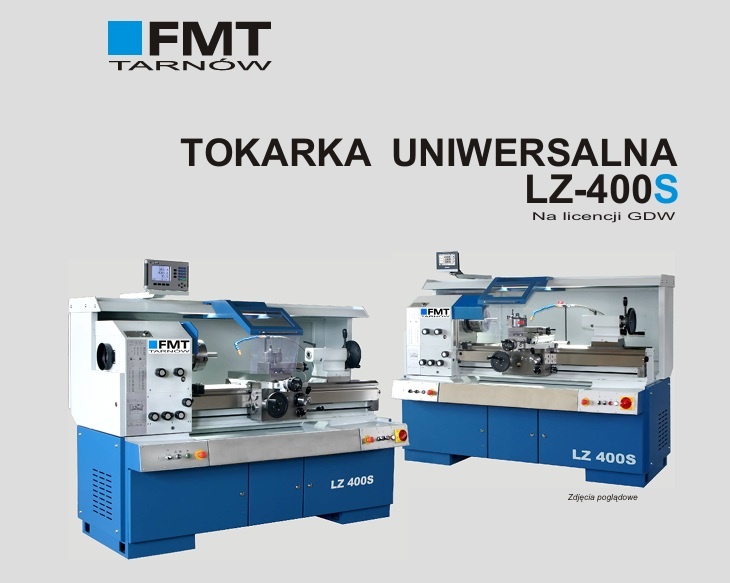 Tokarka uniwersalna LZ 400S x 1000 Polski producent FMT - 7