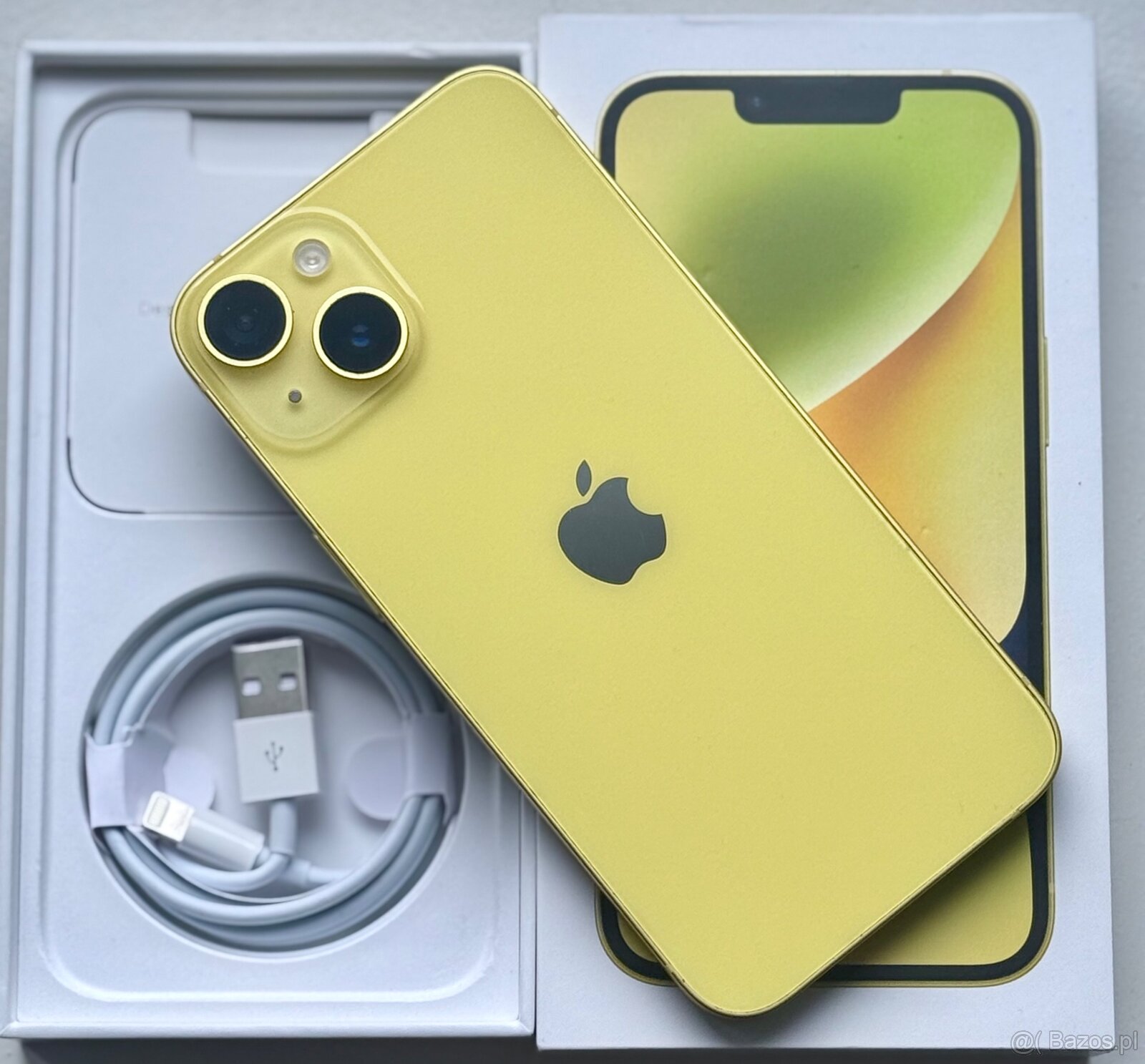 iPhone 14 Yellow BATERIA 100% TOP - 7
