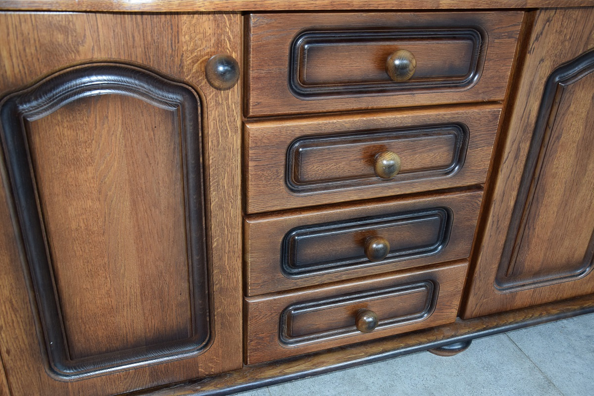 komoda dębowa - jak nowa - 7