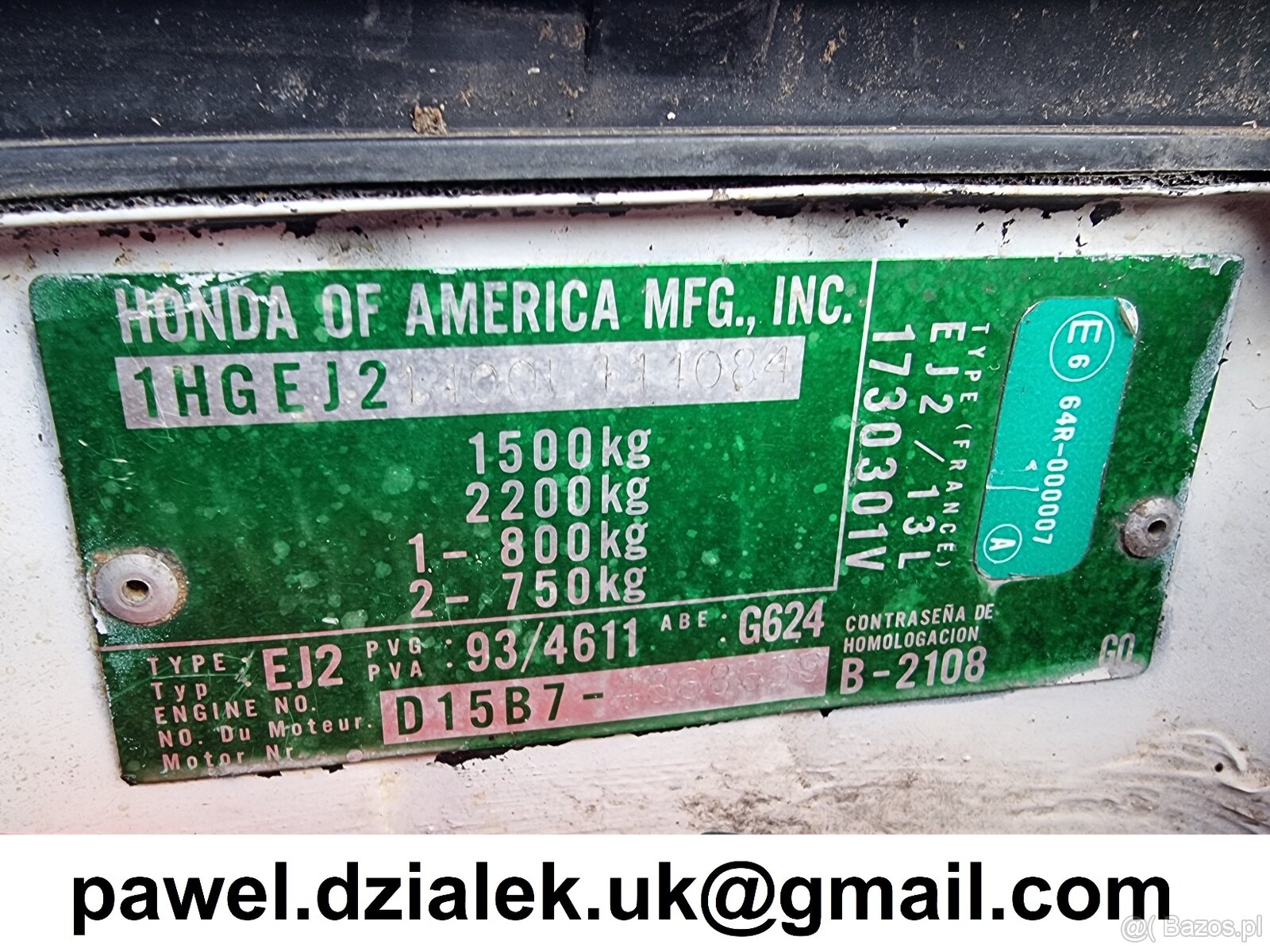 Honda Civic Honda Civic EJ2 LSi 1995 Coupe - 7