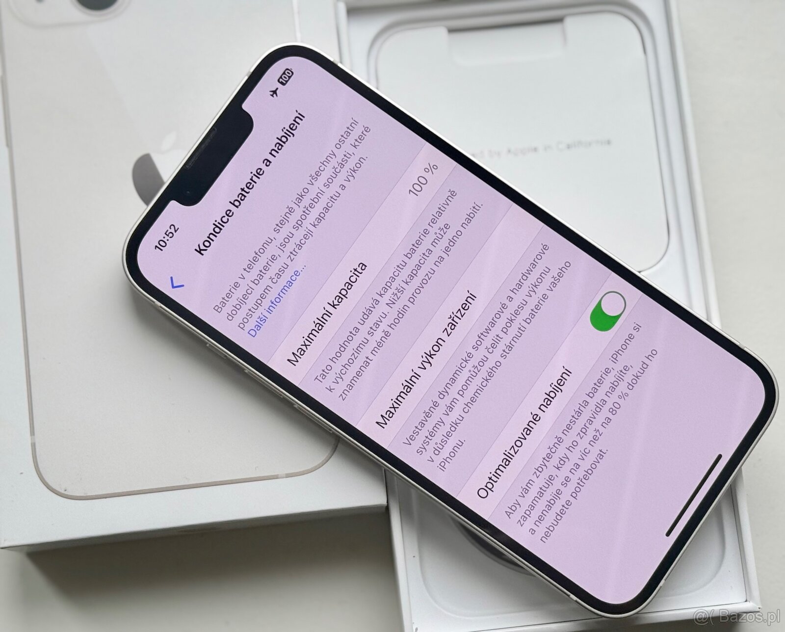 iPhone 13 Starlight BATERIA 100% TOP - 7