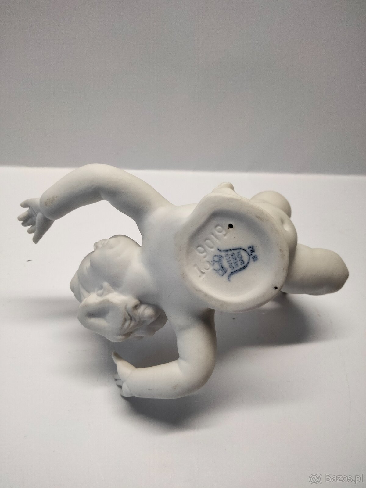 Figurka PUTTO - unikat sygnowana UNTERWEISSBACH. Niemcy, Tur - 7